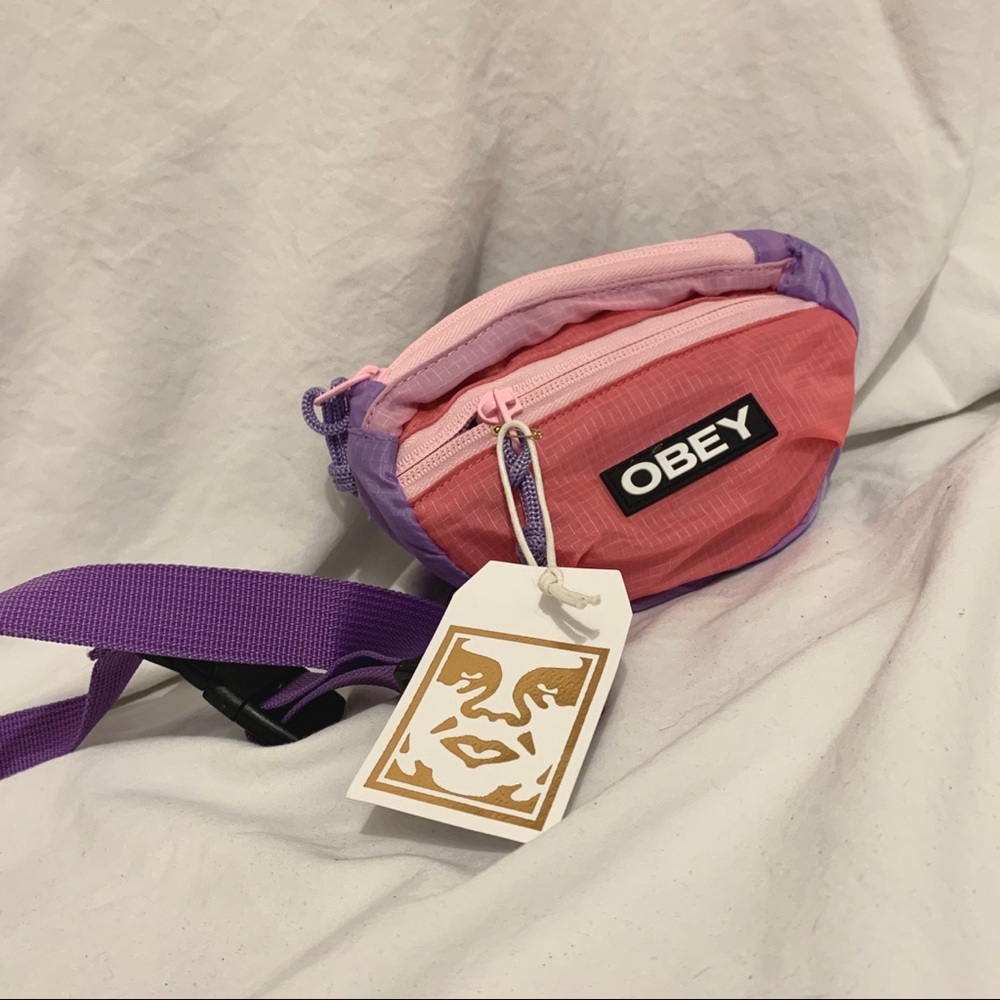 Obey Nylon Crossbody Belt Bag
